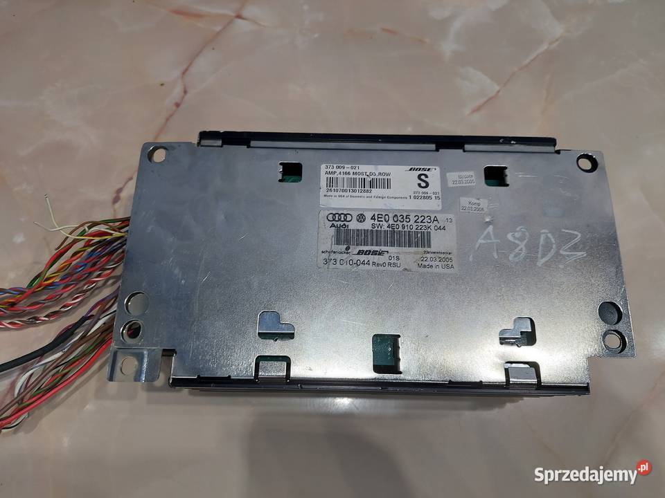 Wzmacniacz BOSE Oryginalny Audi A8D3 Łapy