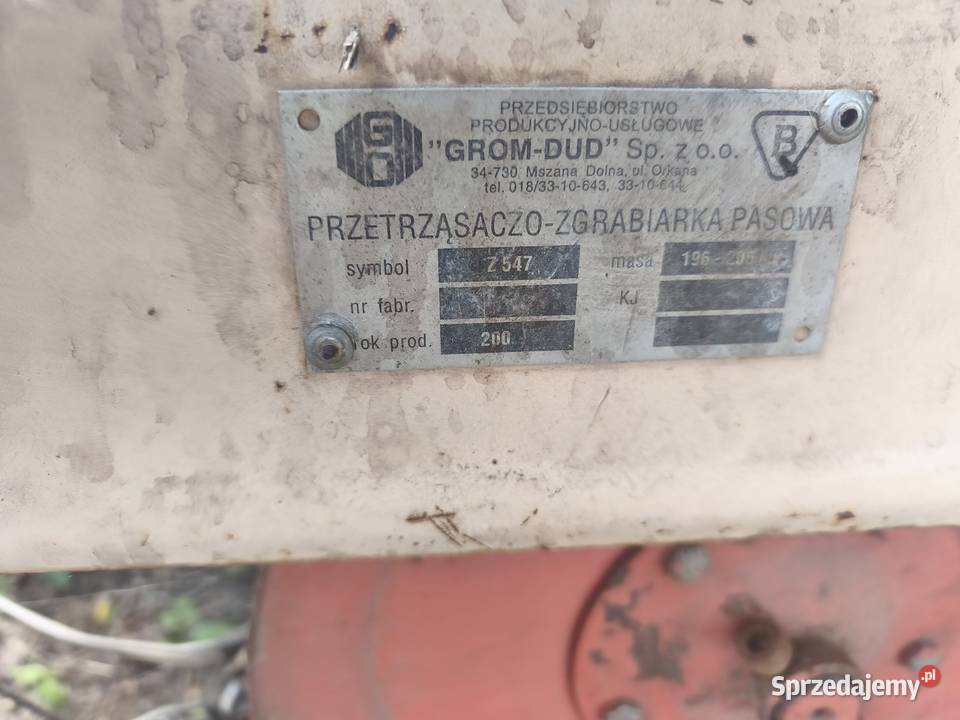 Przewracarka zgrabiarka taśmowa Zawiercie sprzedam