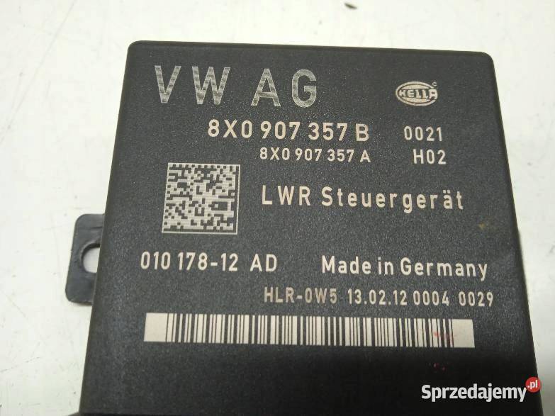 MODUŁ NAPIĘCIA GATEWAY ŚWIATEŁ ZESTAW 8K0959663D Rok produkcji 2012