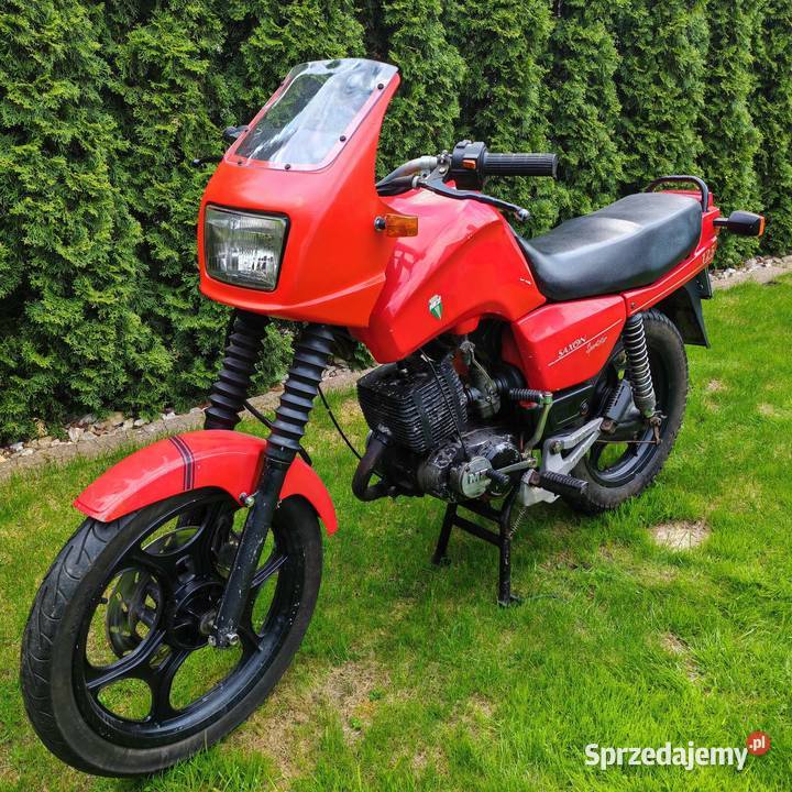 MZ ETZ 125 Saxon kat A2 B Zarejestrowany Rok produkcji 1994 Ostrołęka