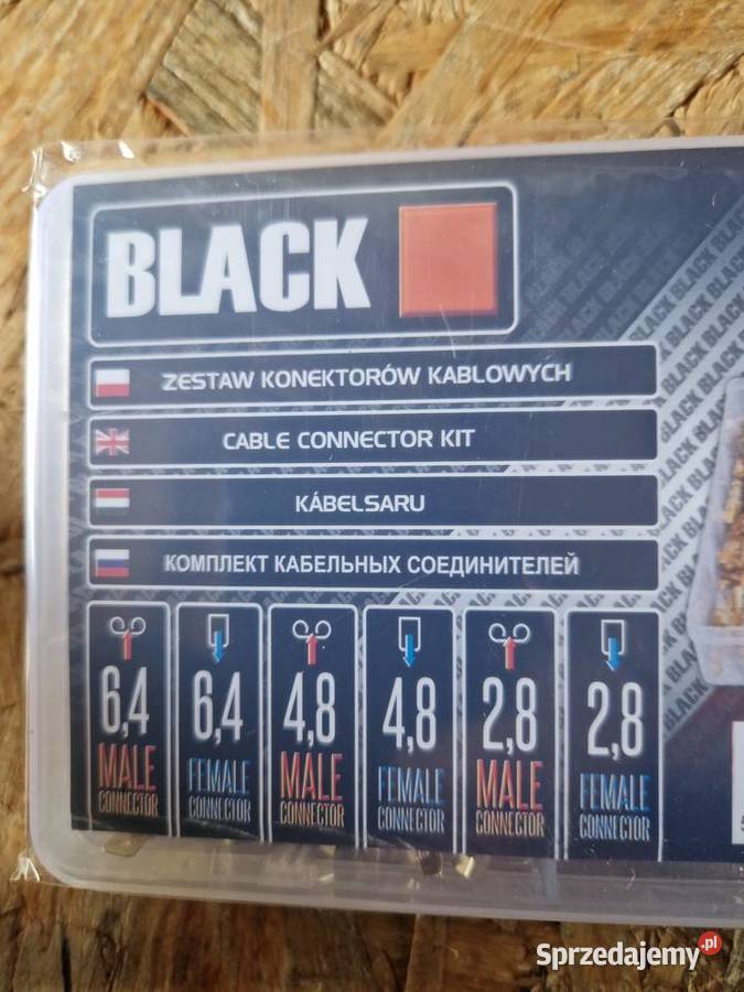 ZESTAW KONEKTORÓW ELEKTRYKA KONEKTORY WSUWKI Głogowa