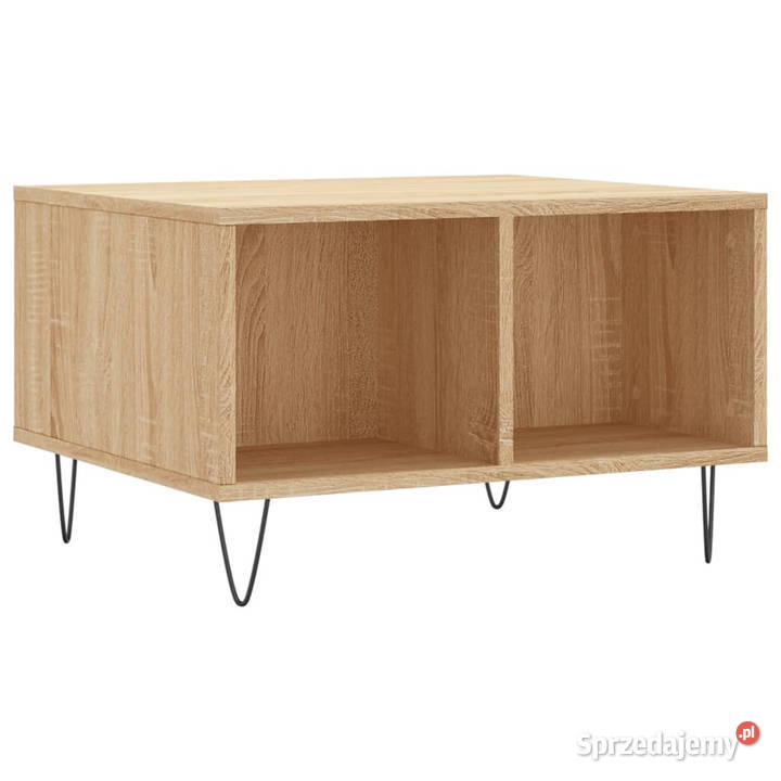 Stolik kawowy dąb sonoma 60x50x365 materiał Stoły