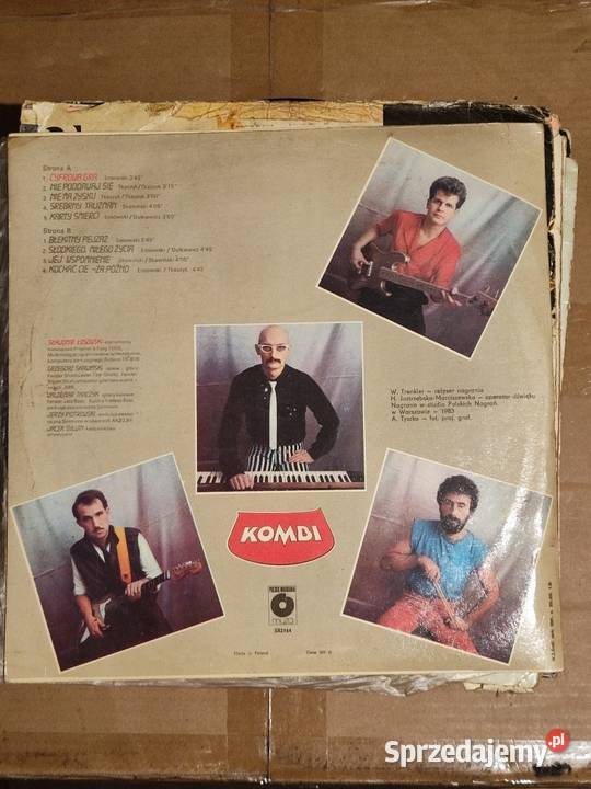 Płyta grająca winylowa zespołu Kombi Nowy Złotoryja