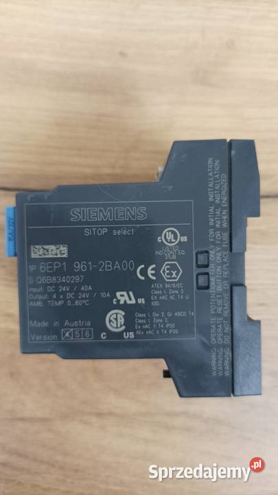 Modul Siemens SITOP select 6EP1 9612BA00 Leśna