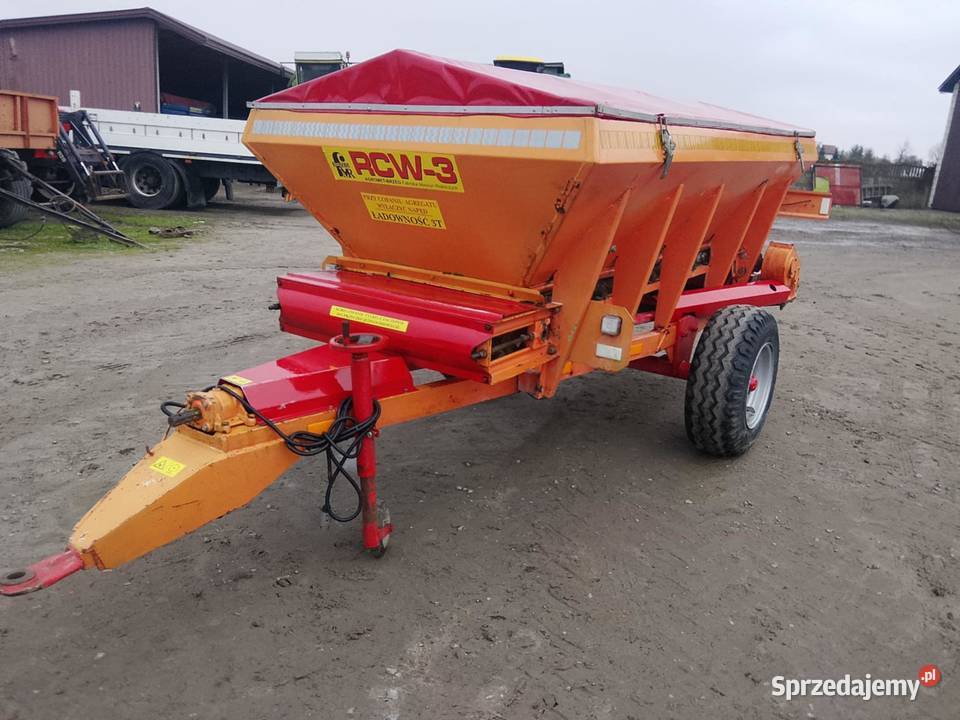 Rozsiewacz do wapna Rcw 3 Piast piaskarka Unia nieuszkodzony Skaryszew