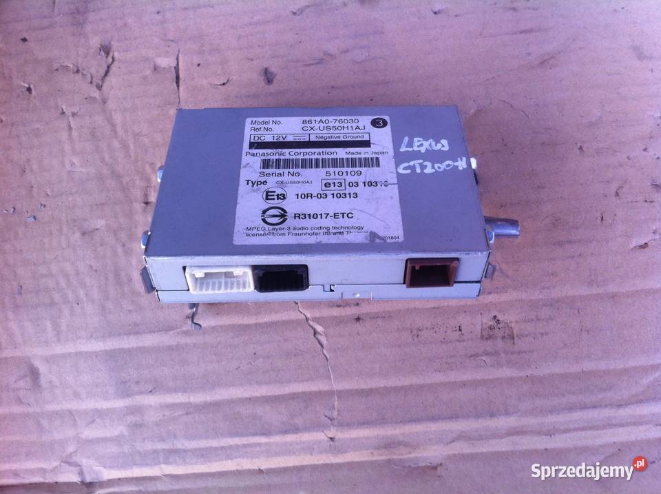 Sensor moduł sterownik Lexus CT200H 861A076030 Czersk