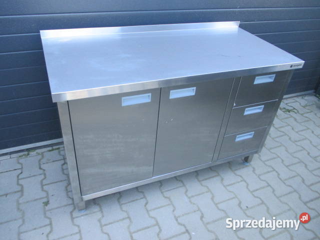 Stół Gastronomiczny Drzwi Otwierane 3 Szuflady Gastronomia