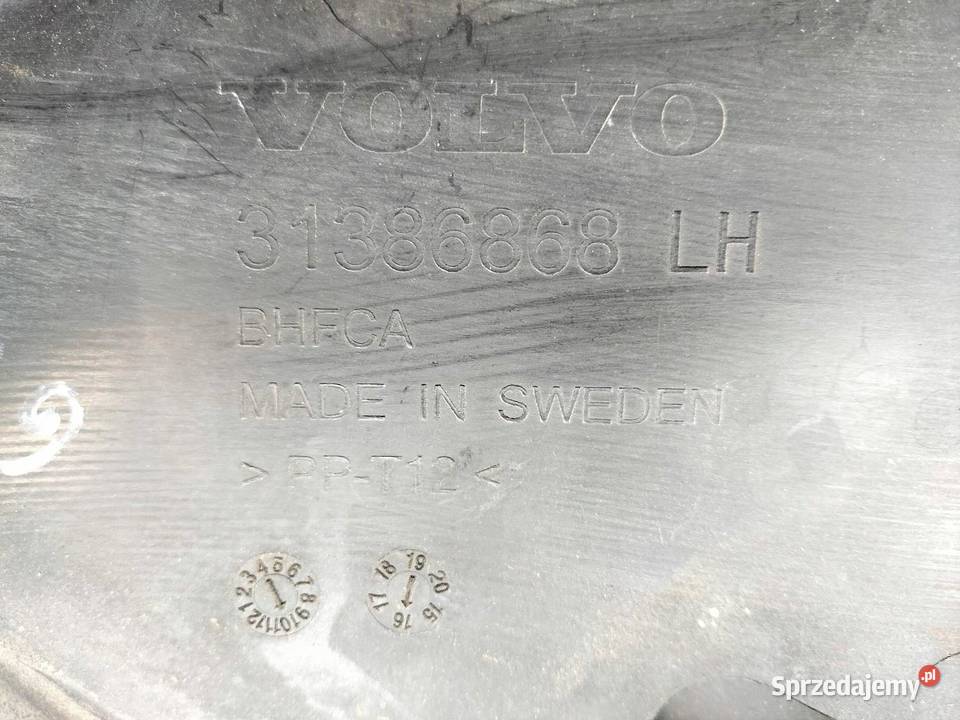 OSŁONA PASA PRZEDNIEGO KPL 31386869 31425025
