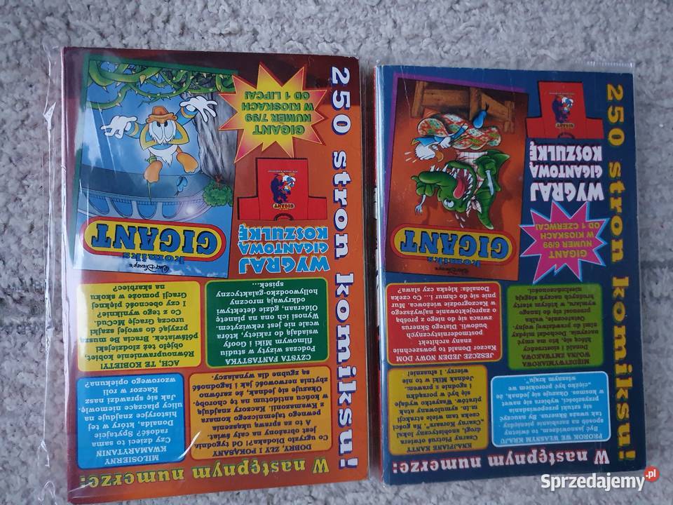 Komiks Gigant zestaw 7 tomów 1999 Gdynia