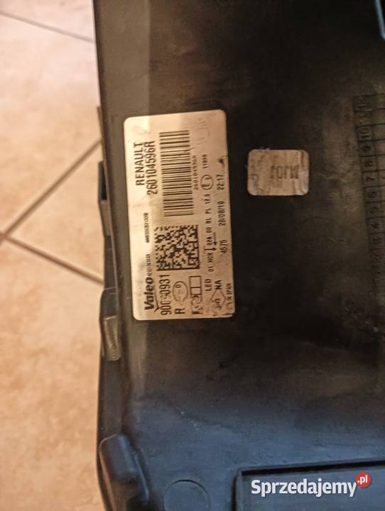 Lampy Renault Megane 4 wielkopolskie Turek