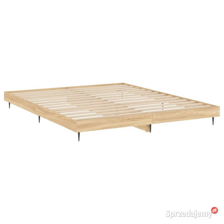 Łóżko bez materaca dąb sonoma 140x200 WM832248 Warszawa sprzedam