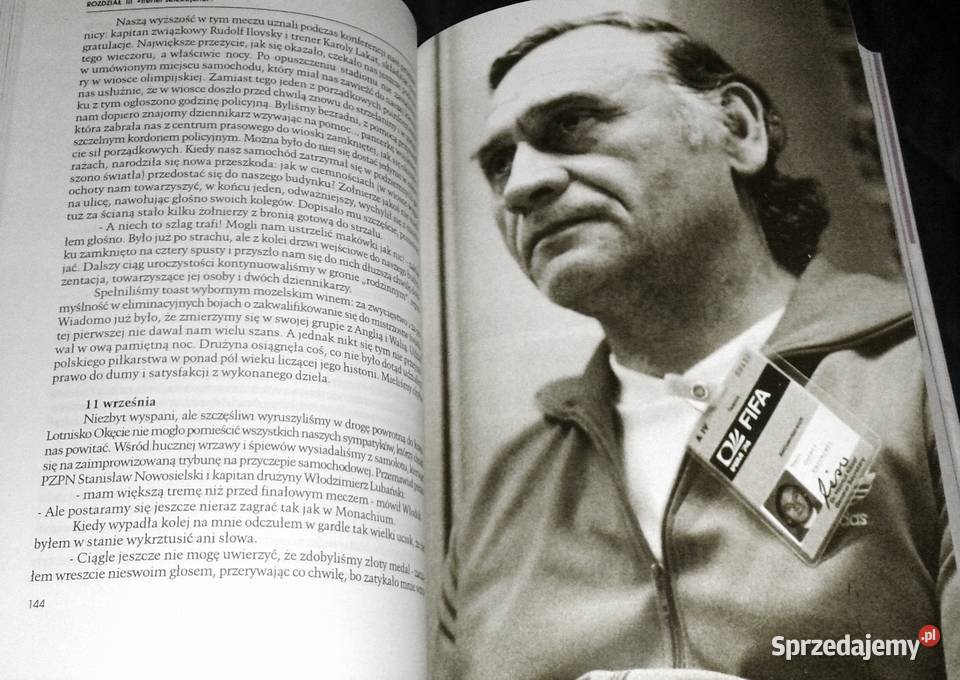 Piłka jest okrągła Kazimierz Górski Autograf Chełm sprzedam