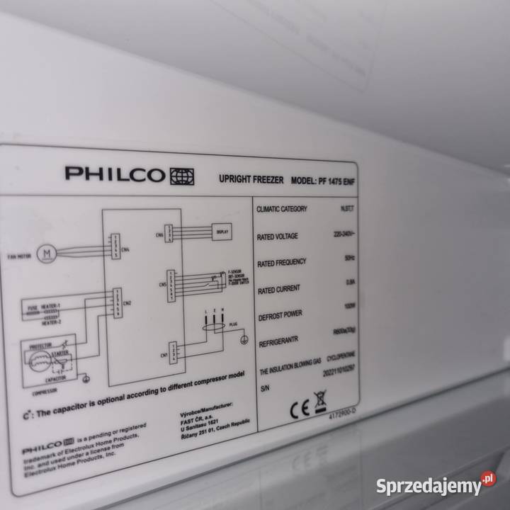 Zamrażarka szafkowa Philco PF 1475 ENF No Frost 56cm Koluszki