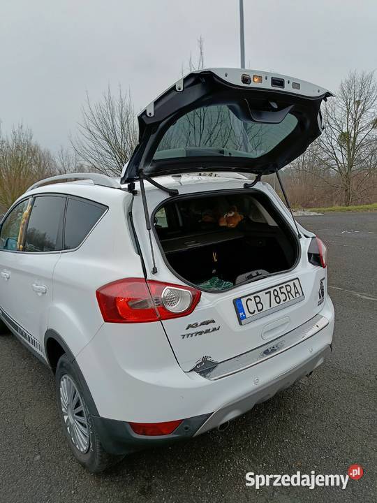 Ford Kuga 2011 20 TDCi 140 zadbany biały Bydgoszcz
