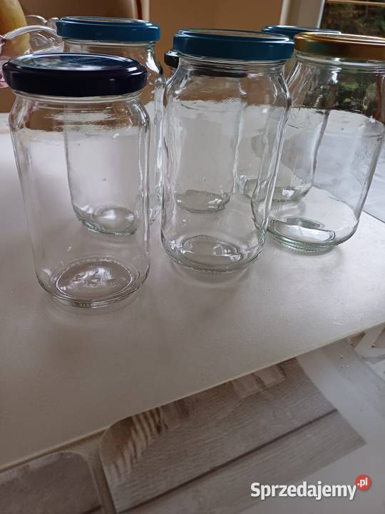 Słoiki na przetwory czyste z nakrętkami Pojemniki na żywność łódzkie Sieradz