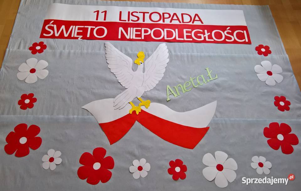 Dekoracje na 11Listopada Święto Niepodległości z Pozostałe Garwolin sprzedam