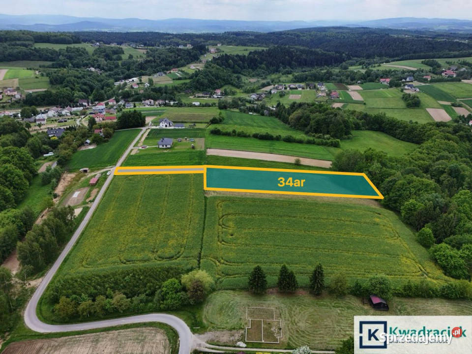 Działka Jabłonica 3393m2 22zł/m2
