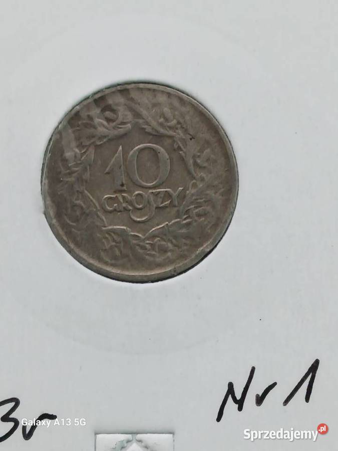 10 Groszy 1923 r 1 wielkopolskie Konin