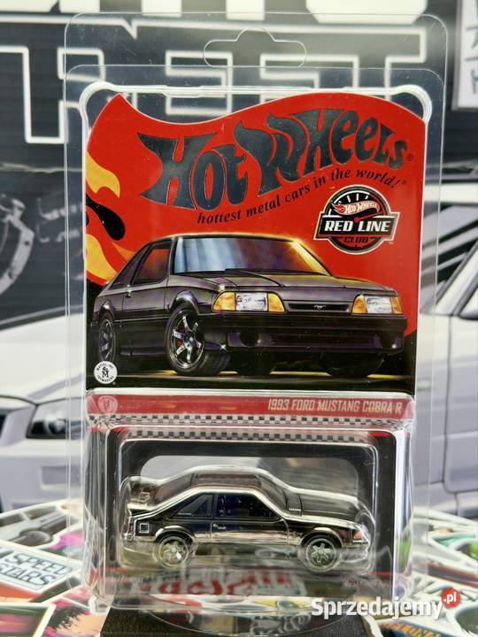 Hot Wheels RLC 1993 Ford Mustang Cobra R BOX 23 Samochody i pojazdy
