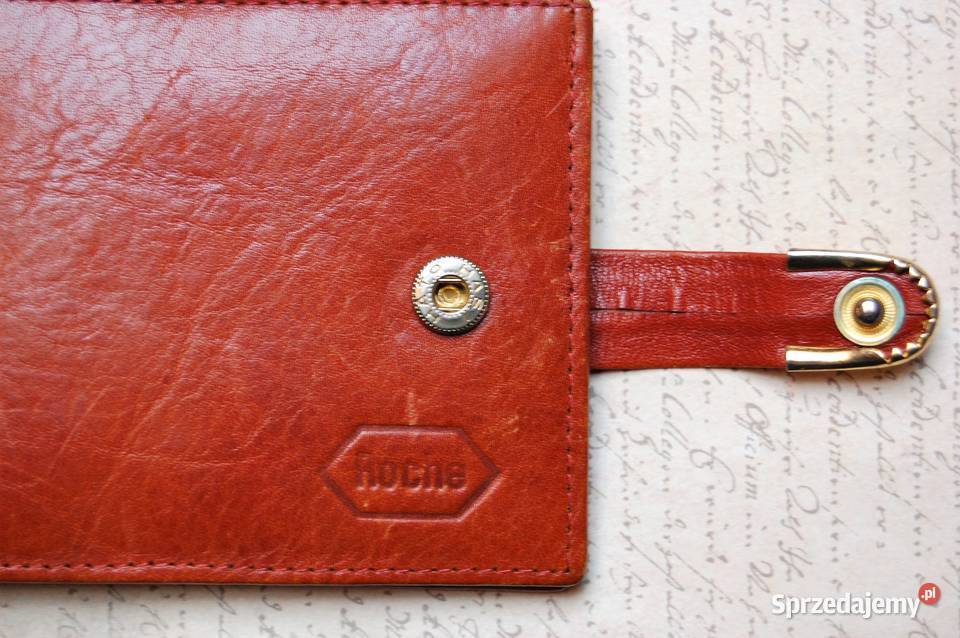 Portfel skórzany Roche brązowy skóra naturalna lubelskie Lublin