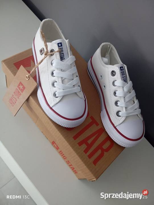 Białe dziecięce trampki Big Star rozmiar 28