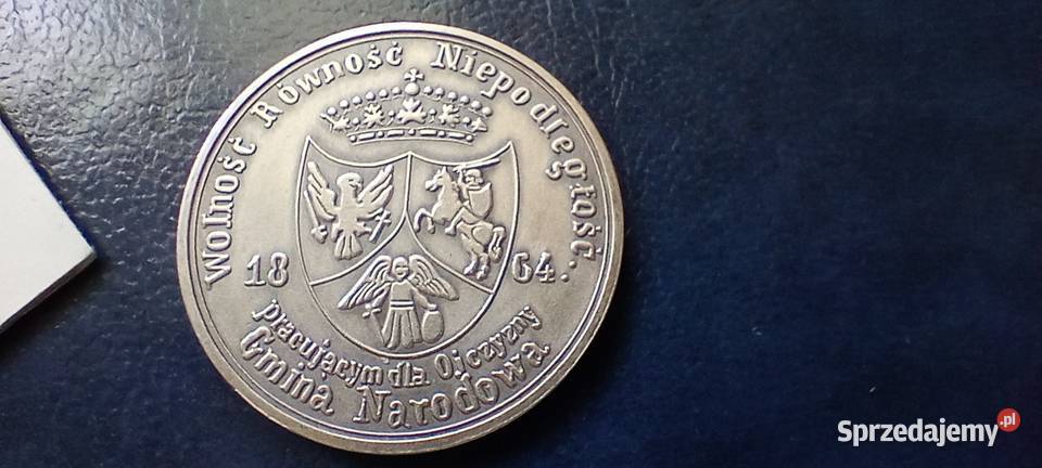 Stare monety Wolność Równość Niepodległość Talar Lesko