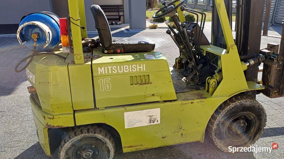 Wózek widłowy Mitsubishi przesuw boczny małopolskie