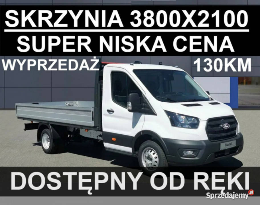 Ford Transit Skrzynia 3800x2100 130 Super ręki wielofunkcyjna kierownica