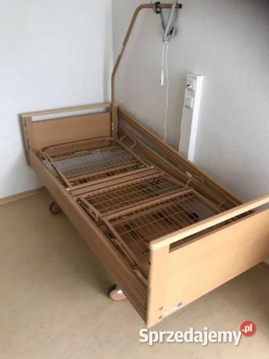 KOMPLET Łóżko rehabilitacyjne elektryczne stolik lubuskie Siedlisko