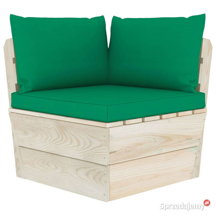 Ogrodowa sofa 2osobowa z palet z poduszkami Ogród