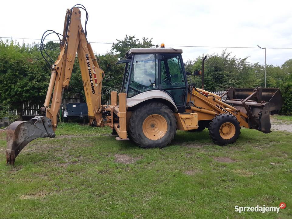 koparko ładowarka HolLand nh95 jcb cat case