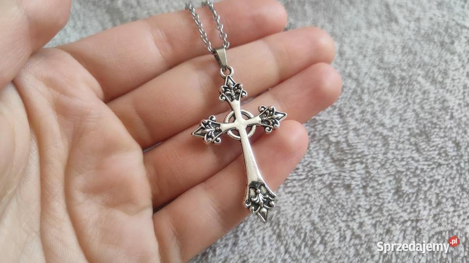 Wisior wisiorek naszyjnik krzyż krzyżyk z Tarnowskie Góry