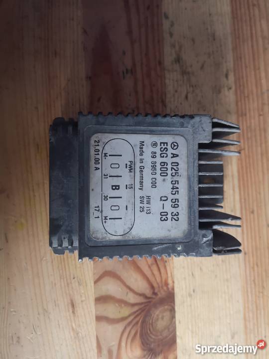 Moduł wentylatorów MERCEDES W210 A025 545 59 32 Układ elektryczny Margonin