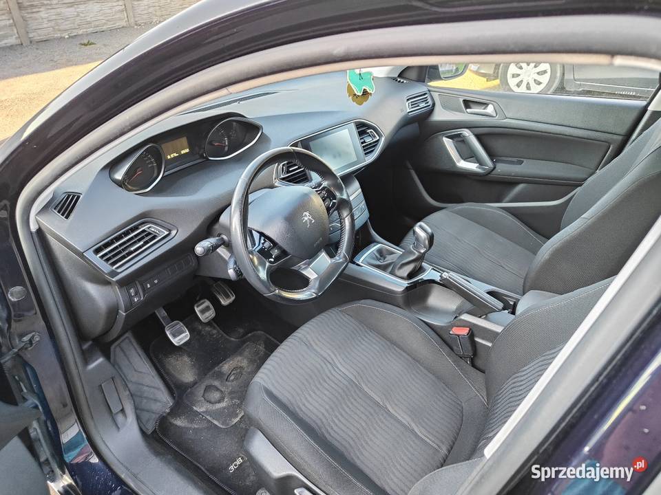 Peugeot 308 t9 2014r 12 benzyna klima tempomat światła do jazdy dziennej