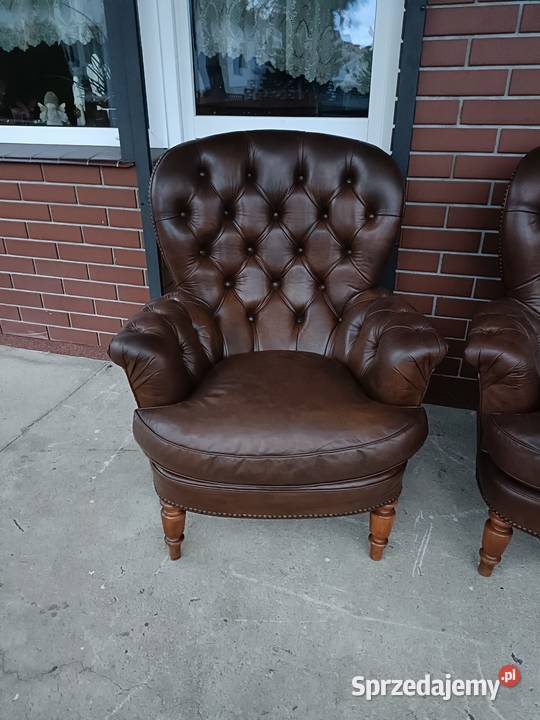 Sprzedam sofa plus dwa fotele ze skóry Ludwik Konin