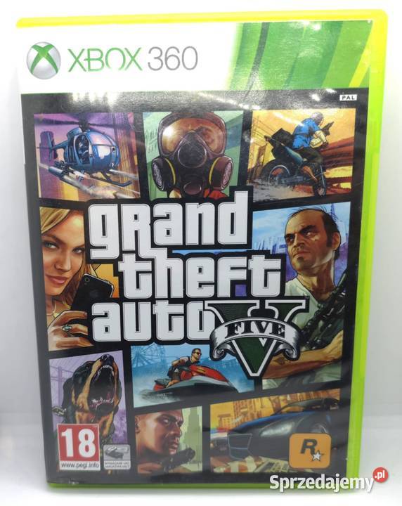 Gra GTA 5 Xbox 360 warmińsko-mazurskie