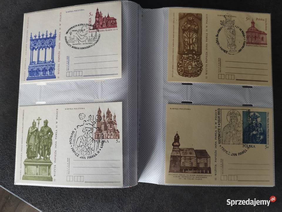 Album kartki Jana Pawła II 80 sztuk Bolesławiec