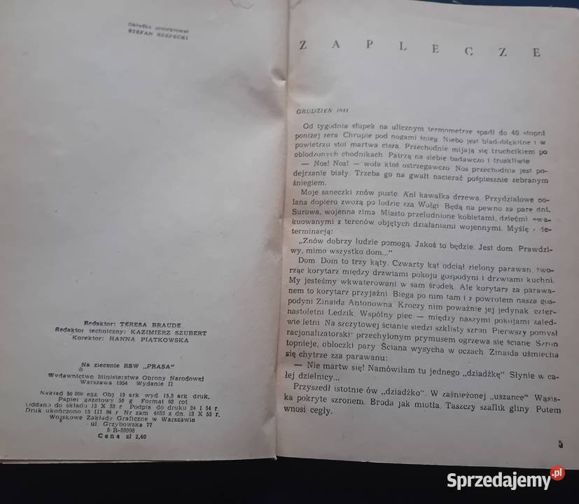 Janina Broniewska Z notatnika korespondenta wielkopolskie Koźminek