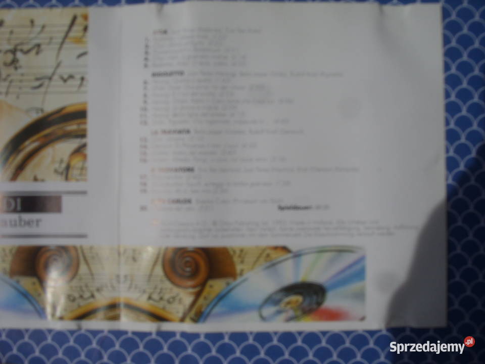 Plyta CD VERDIOPERNZAUBER 1993 Wołów