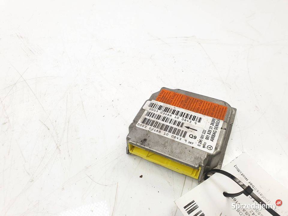 SENSOR AIRBAG MERCEDES A KLASA W168 0285001222 Lipno sprzedam