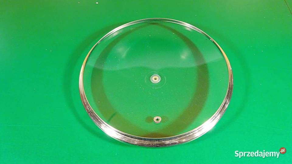 POKRYWKA SZKLANA średnia z metalowym Chorzów