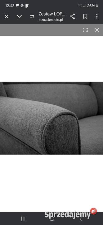 Kanapa i 2 fotele Działdowo