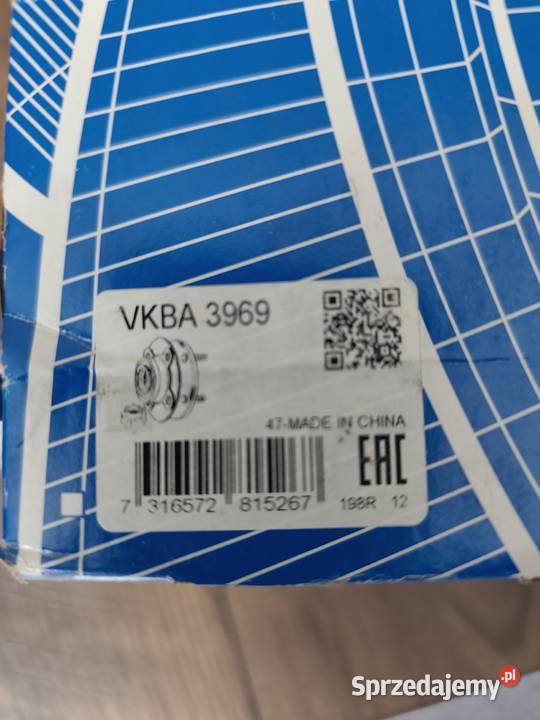 Łożysko Piasty przód SKF VKBA 3969 Jimny Samuraj Garwolin