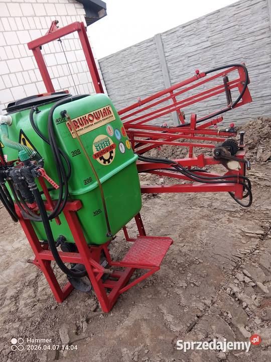 Opryskiwacz 400 litrów firmy krukowiak stan lubelskie Werbkowice