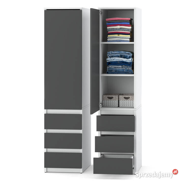 Szafa garderoba wąska 3 szuflady do przedpokoju warmińsko-mazurskie Elbląg