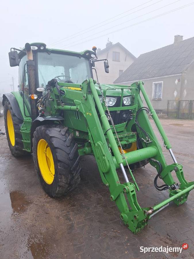 John deere 6145 R z turem Stan orginal John Deere