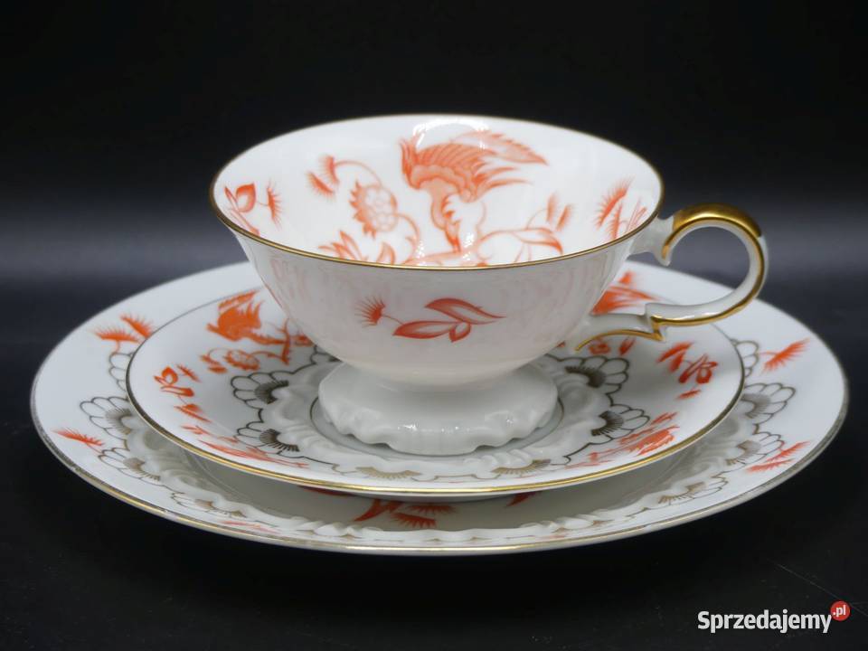 Komplet śniadaniowy Sorau Żary piękne reliefy Poznań