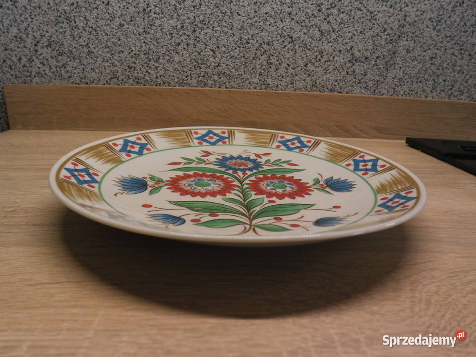Talerz ozdobny malowany FINE CHINA LICHTE Raszków