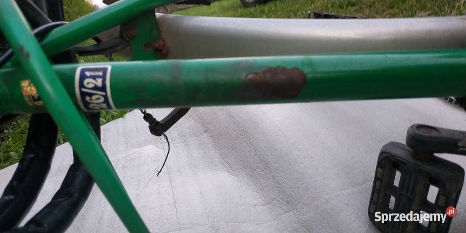 Ital Bike rama roweru męskiego zielonego bez kół Knurów