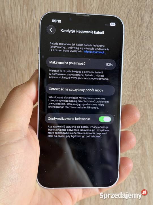 iPhone 14 128gb stan idealny 82 bateria pełny